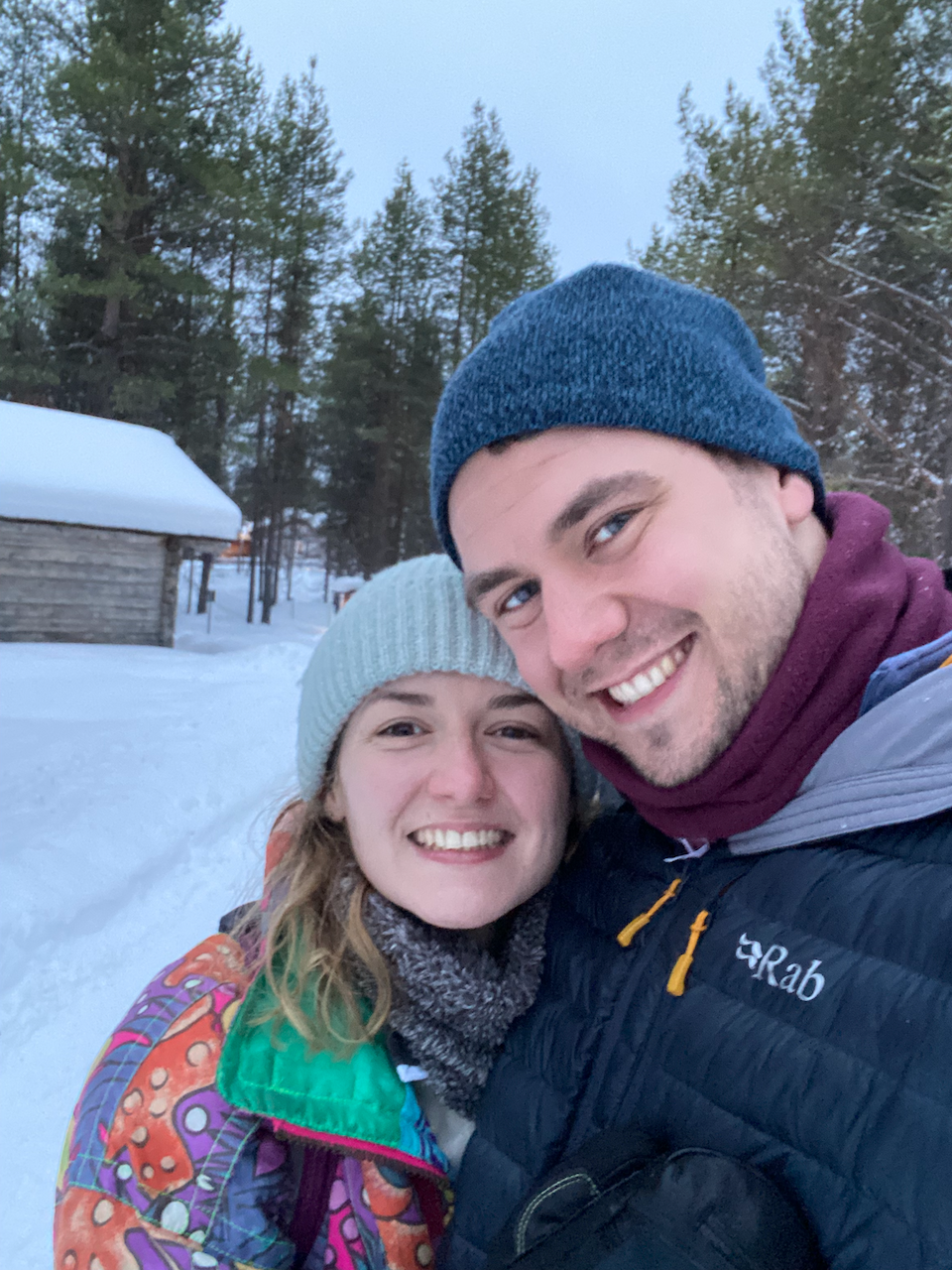 Finland winter landscape